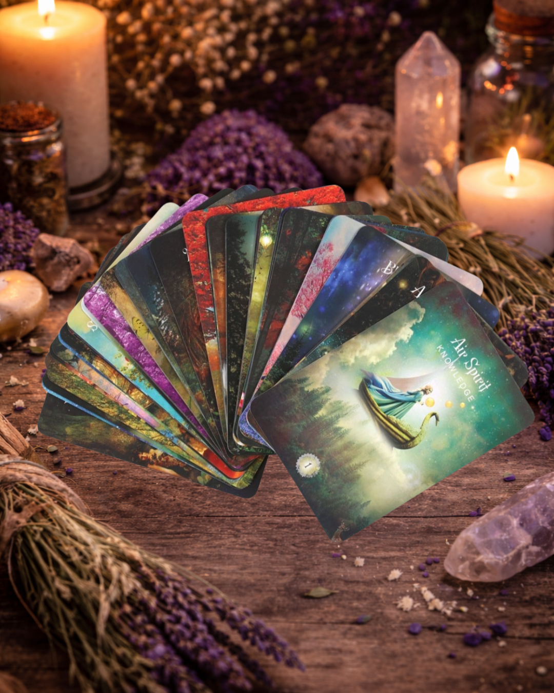 Sacred Forest Oracle Card Deck & Guidebook by Denise Linn – 52 Cards