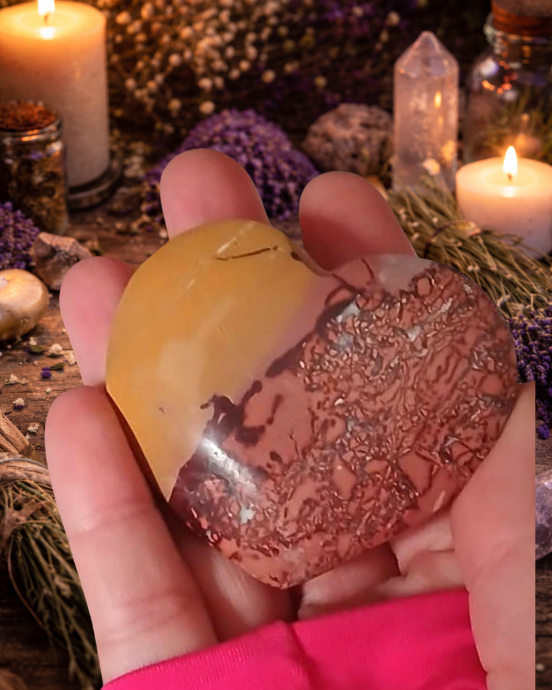 Atlas Mountain Jasper Heart