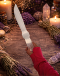 Selenite Athame