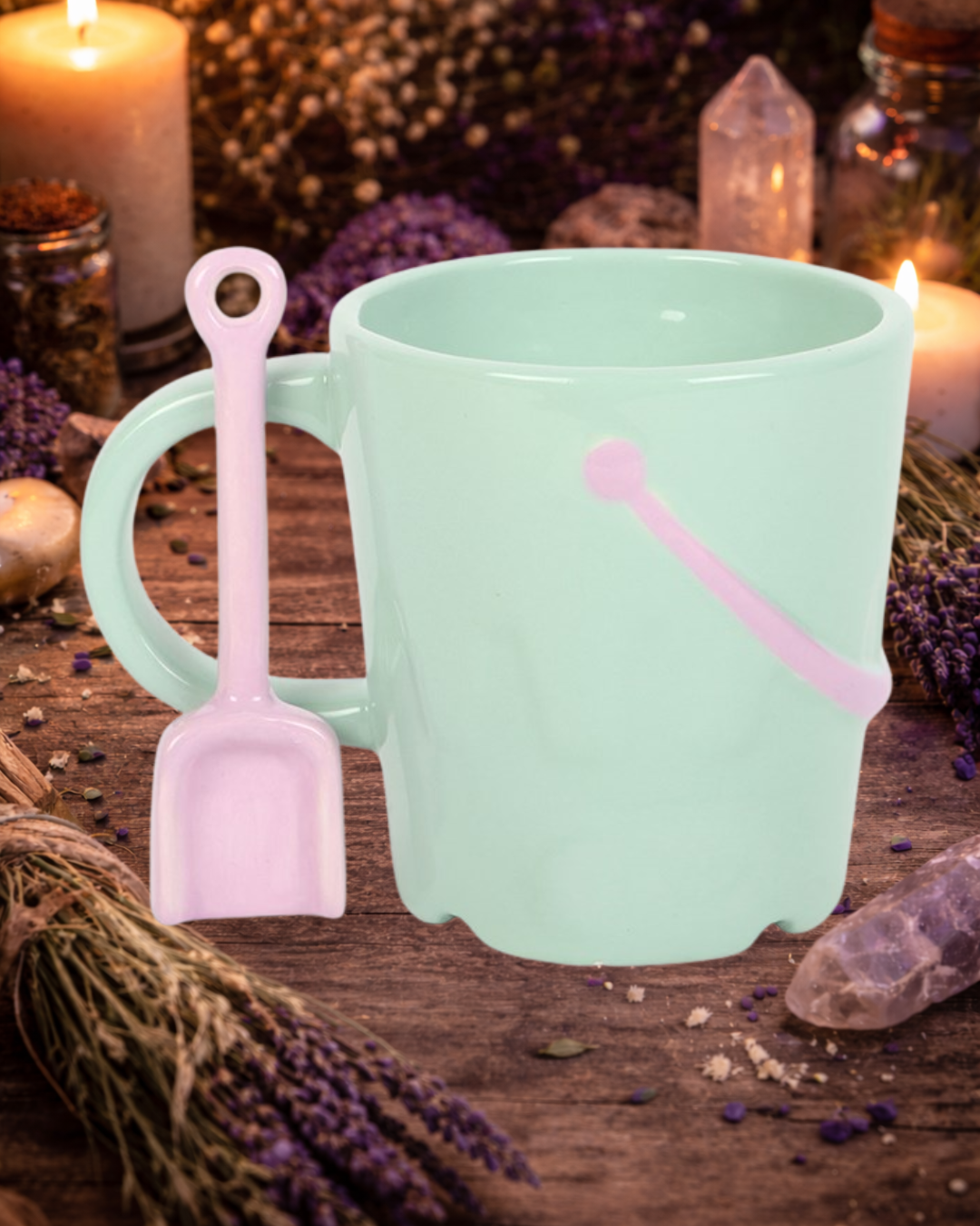 Pastel Bucket & Spade Ceramic Mug