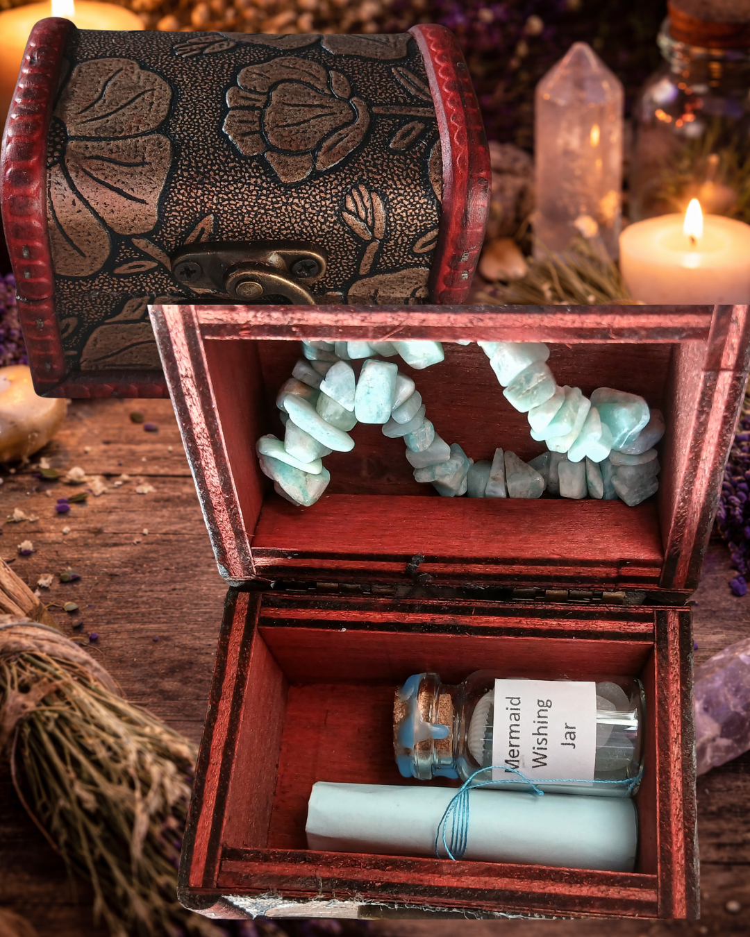 Mermaid Wish Treasure Chest Gift Set