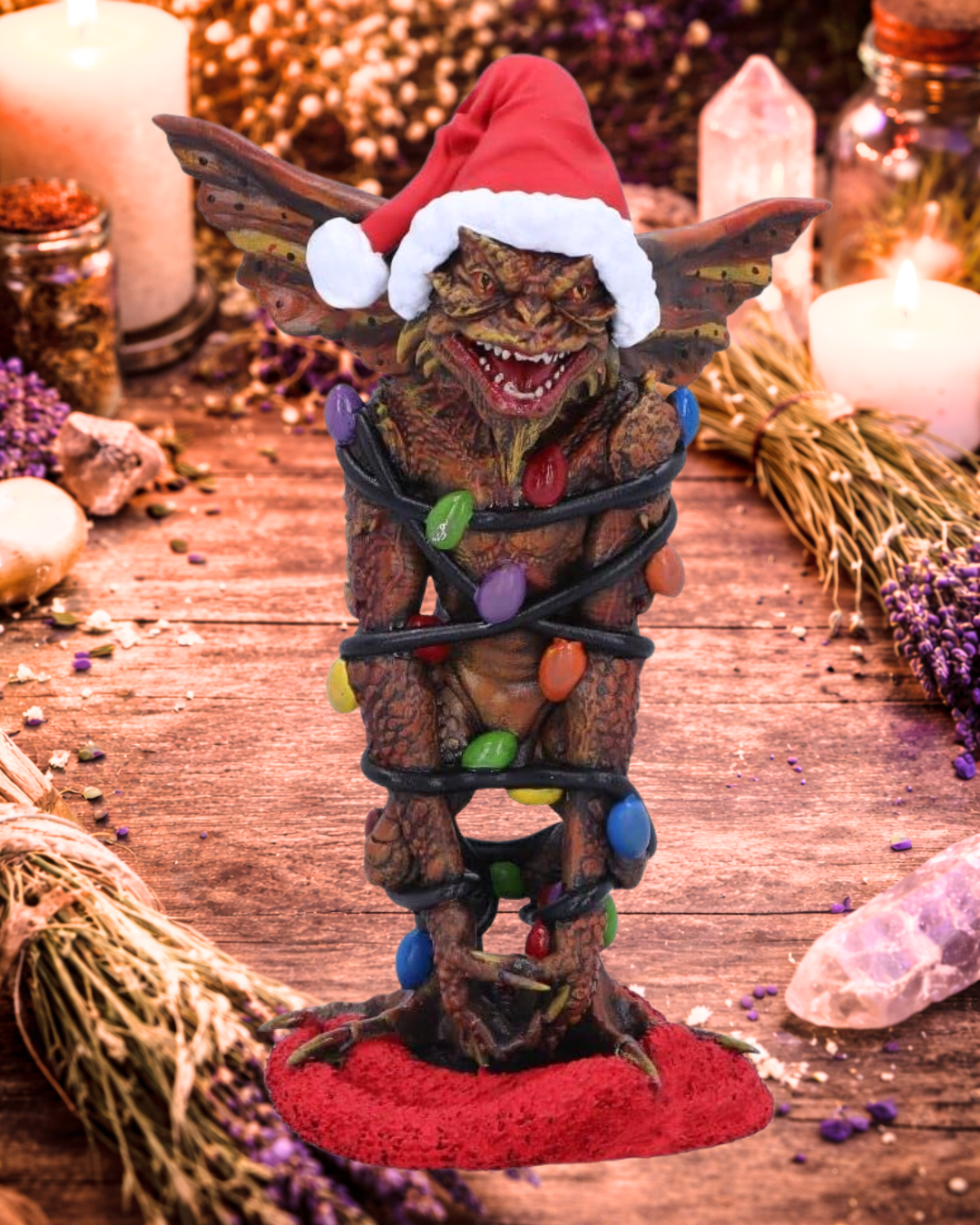 Nemesis Now Gremlins Mohawk in Fairy Lights Figurine 16cm