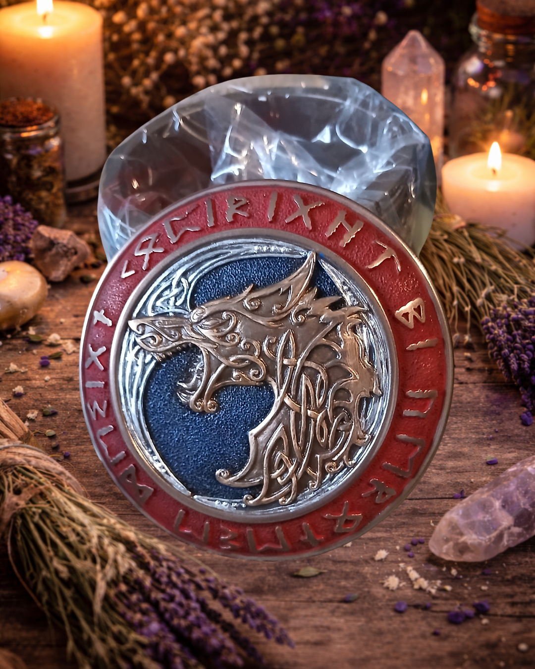 Fenrir Norse Mythology Round Storage Box – Nemesis Now