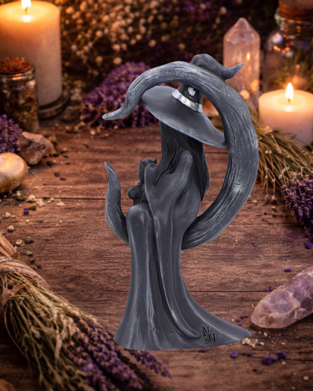 Little Souls Moon Witch Figurine - Glow | Nemesis Now