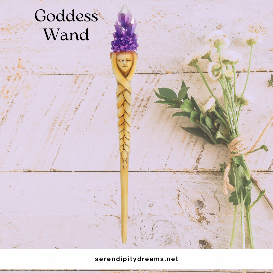 Goddess Resin Wand