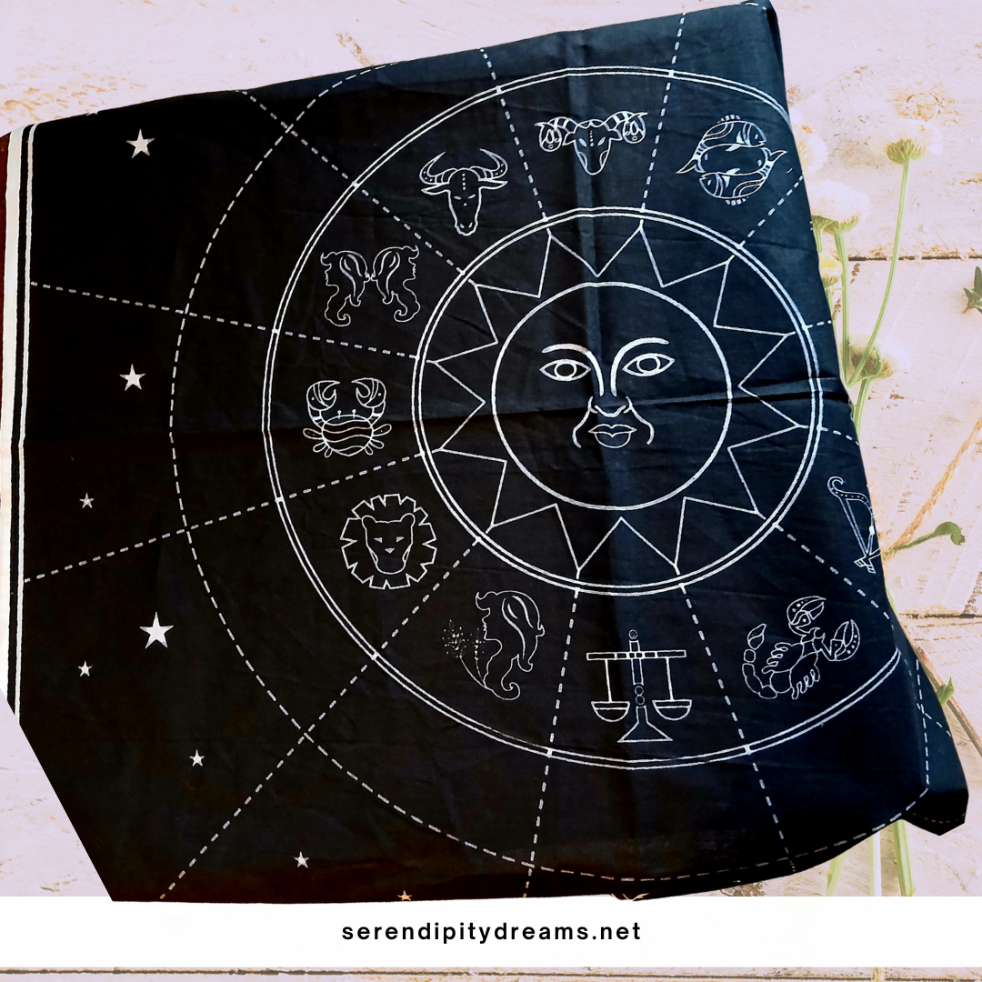 Mystical Star Sign Cotton Altar Cloth