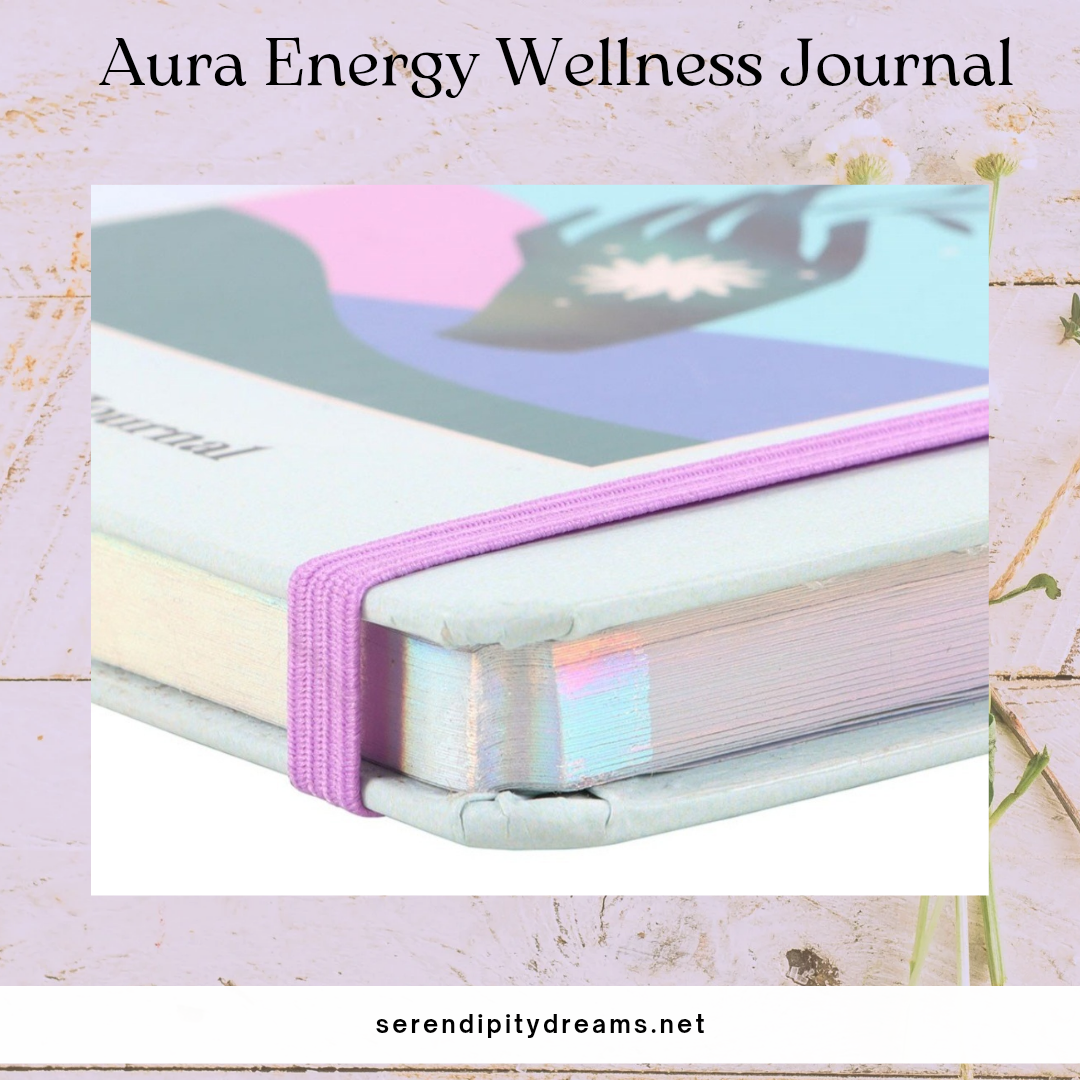 Aura Energy Wellness Journal with Crystal Pen - A5 Prompted Journal