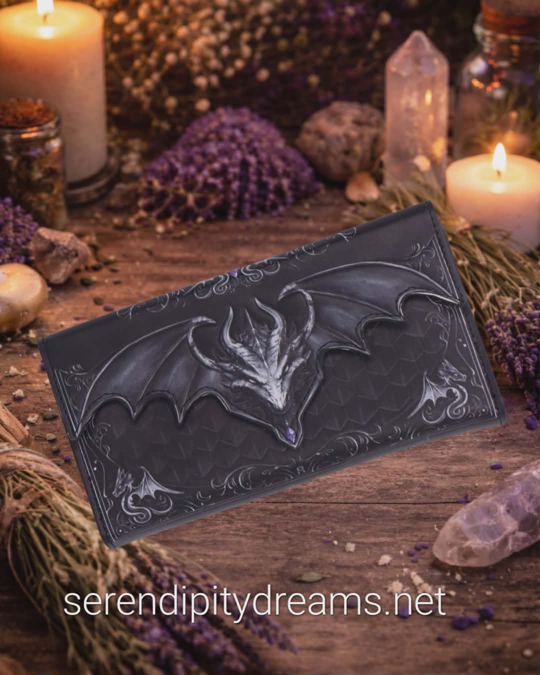 Dragon Scale Embossed Purse