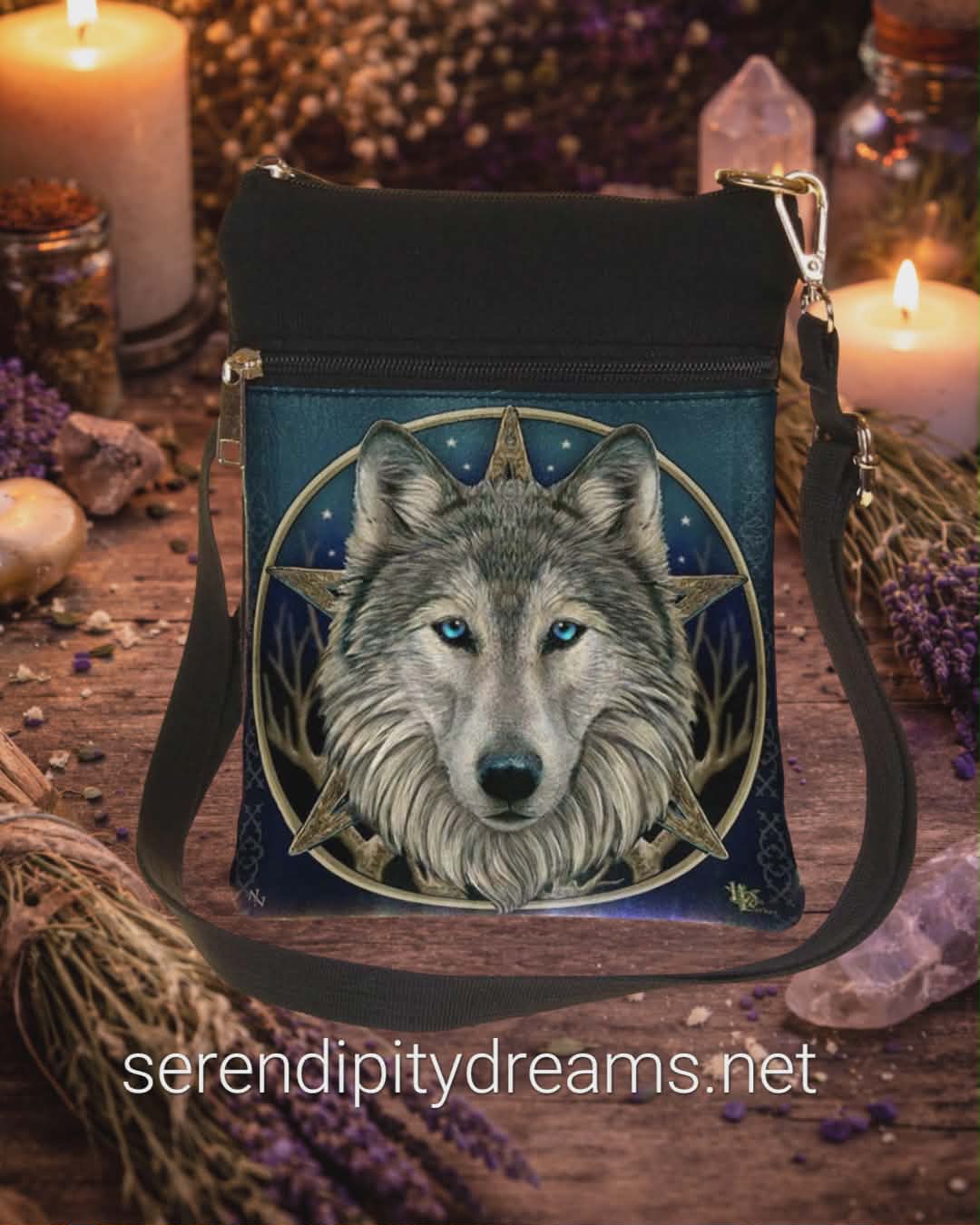 Nemesis Now Wolf Bag