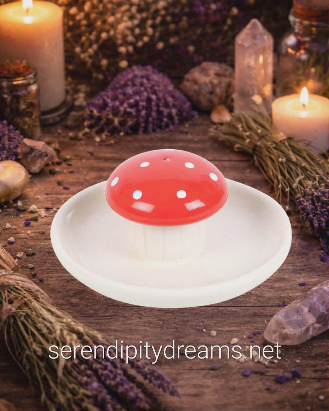 Mushroom Stick Incense Holder