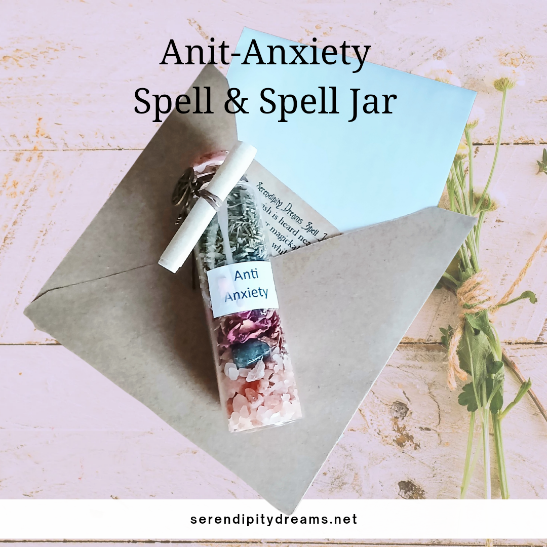 Handmade Anti-Anxiety Spell Bottle & Spell