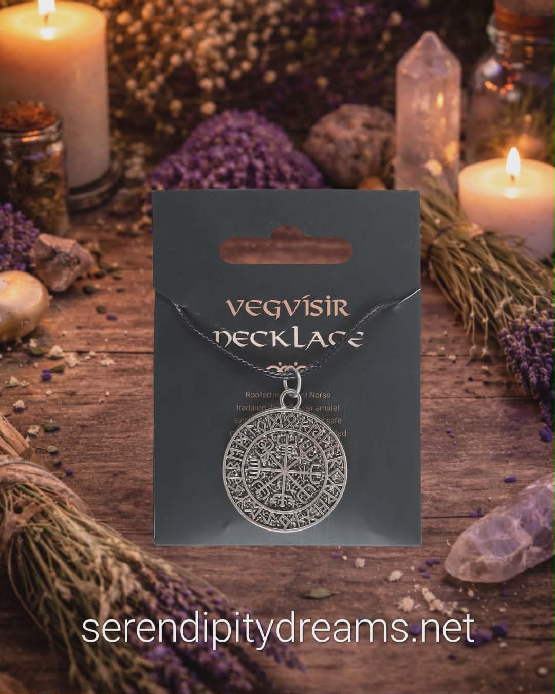 Vegvisir Viking Compass Necklace